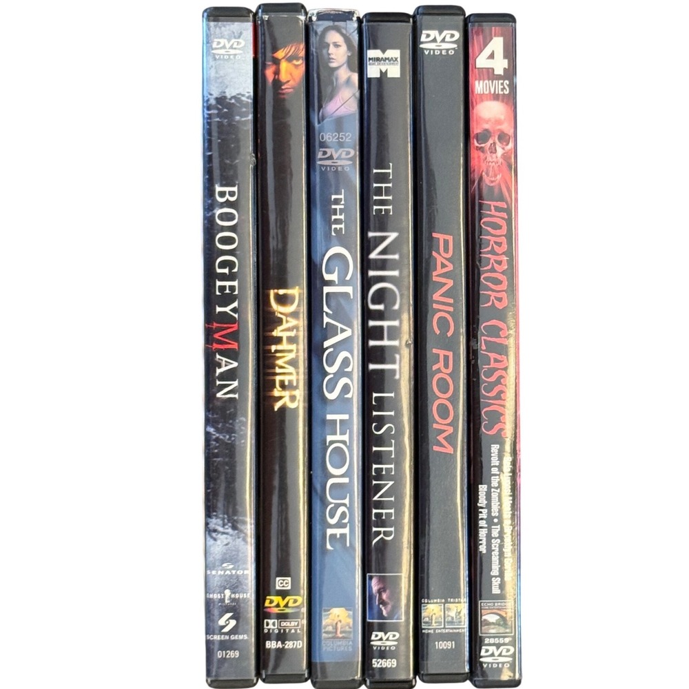 Horror Thriller DVD Lot 6 Pack Dahmer Panic Room Boogeyman The Glass House